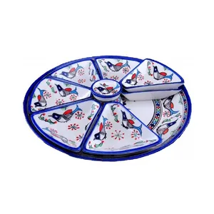 اردور خوری مدل مرغی رنگی مجموعه 9 عددی