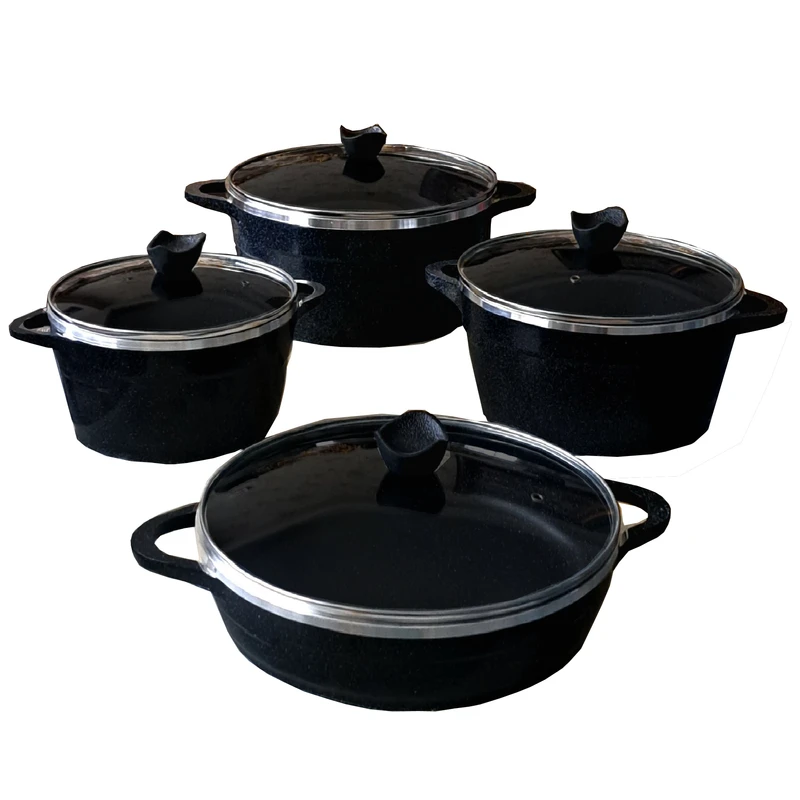 سرویس قابلمه چدنی 8 پارچه لایف استایل کد LS-110