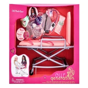 ست اسباب بازی تجهیزات پزشکی اور جنریشن مدل تخت و وسایل آمبولانس