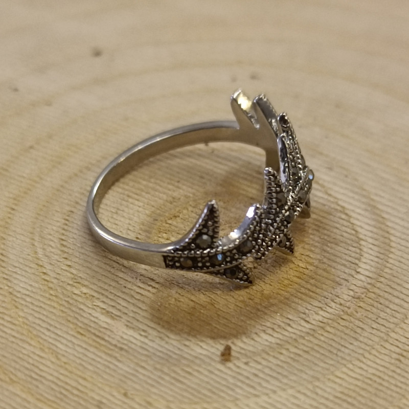 انگشتر زنانه مدل فانتزی نگین دار