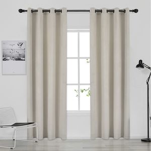 پرده نوین پرده خورشید مدل کتان GB311 سایز 280x140 سانتی متر