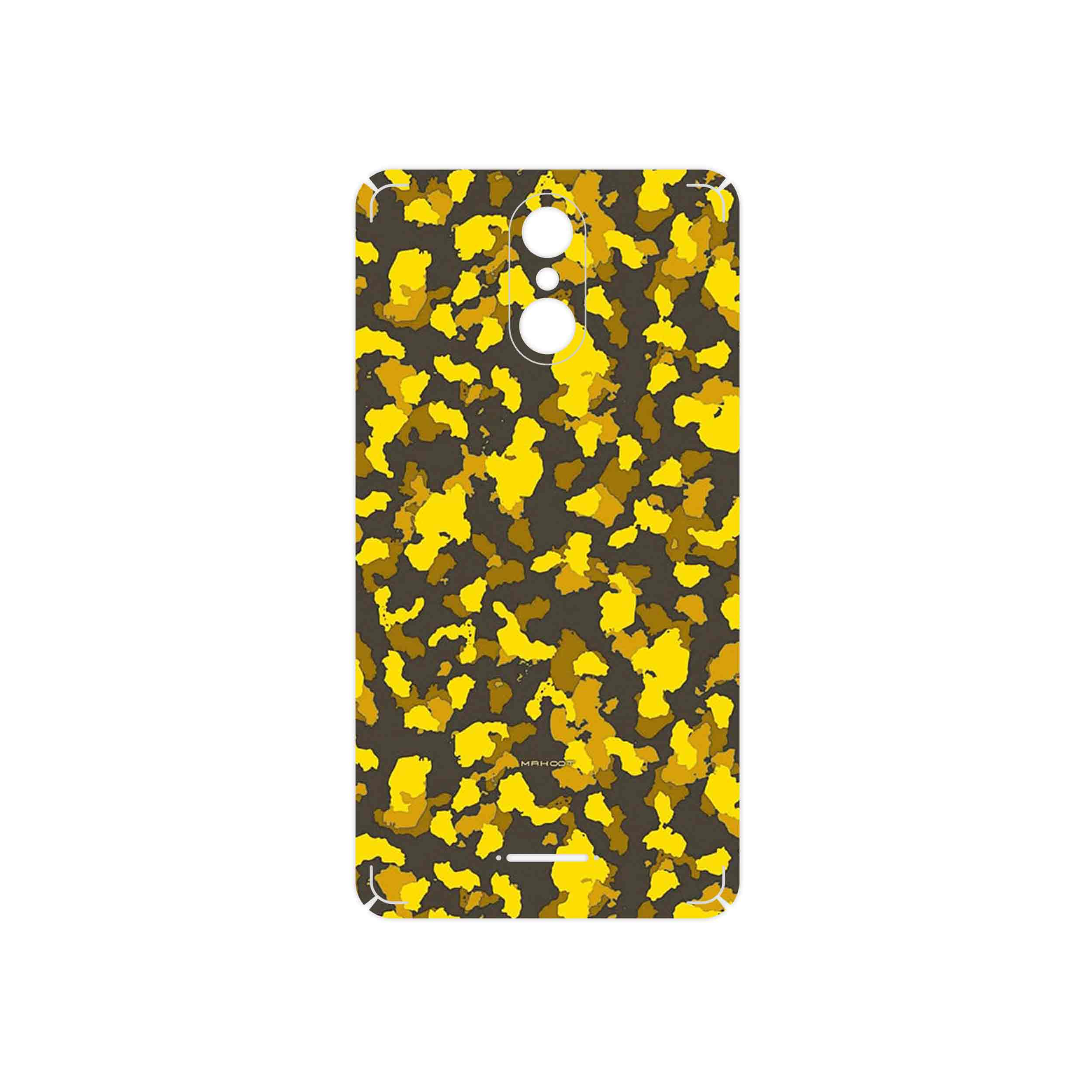 برچسب پوششی ماهوت مدل Yellow Infantry Army مناسب برای گوشی موبایل تکنو WX3F LTE