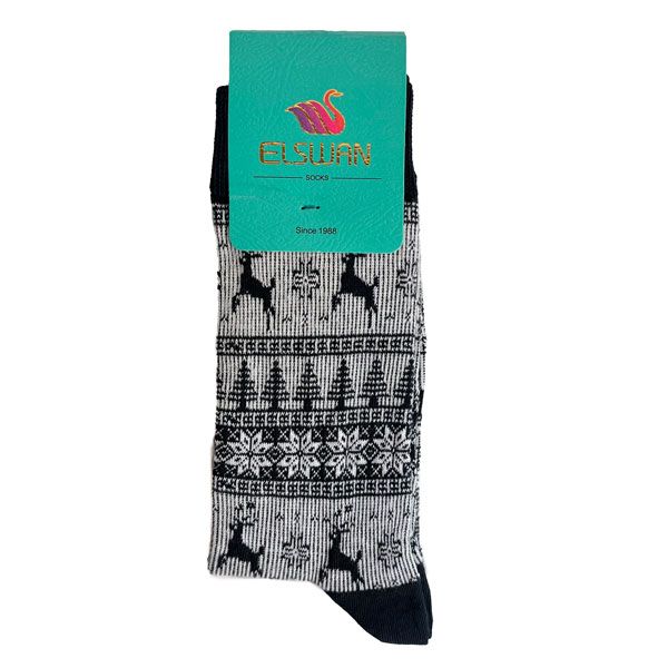 جوراب زنانه ال سون مدل گوزن کد PH934.3 - - 2