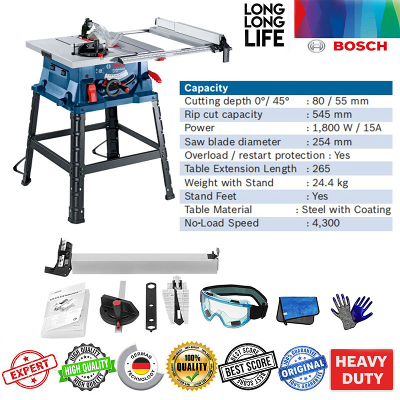 اره برقی میزی بوش مدل 254 GTS 254 mm