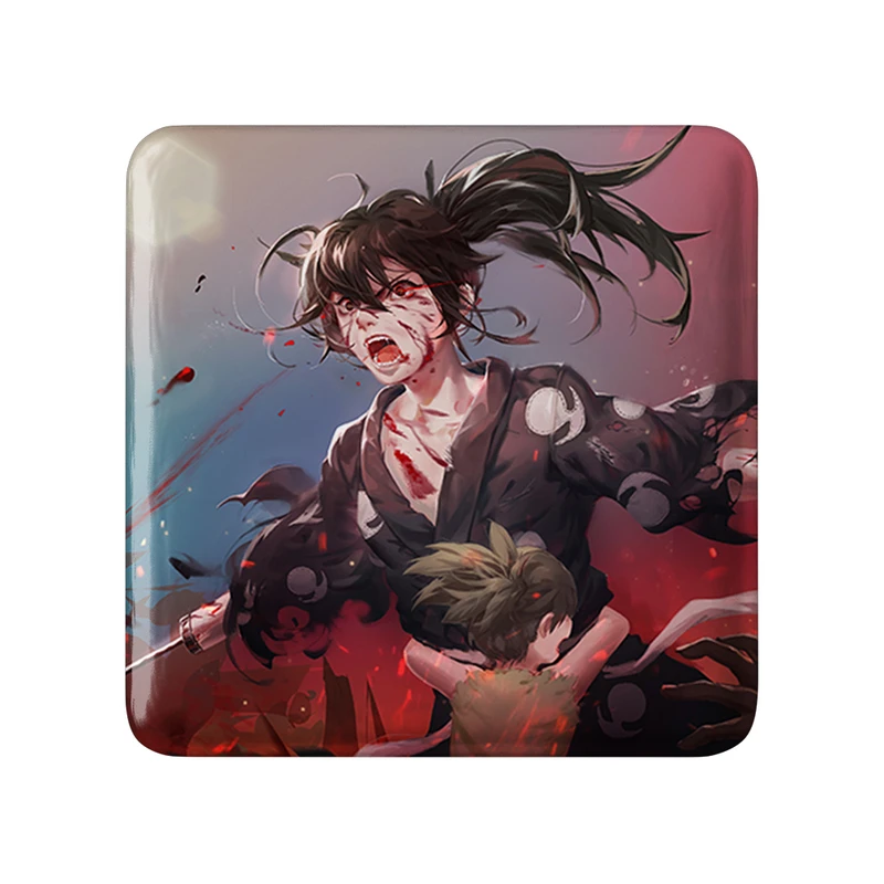 پیکسل خندالو طرح هیاکیمارو انیمه دورورو مدل مربعی کد 33650