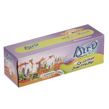 کیسه زباله آیری پلاست مدل Lavender Scent - رول 25 عددی