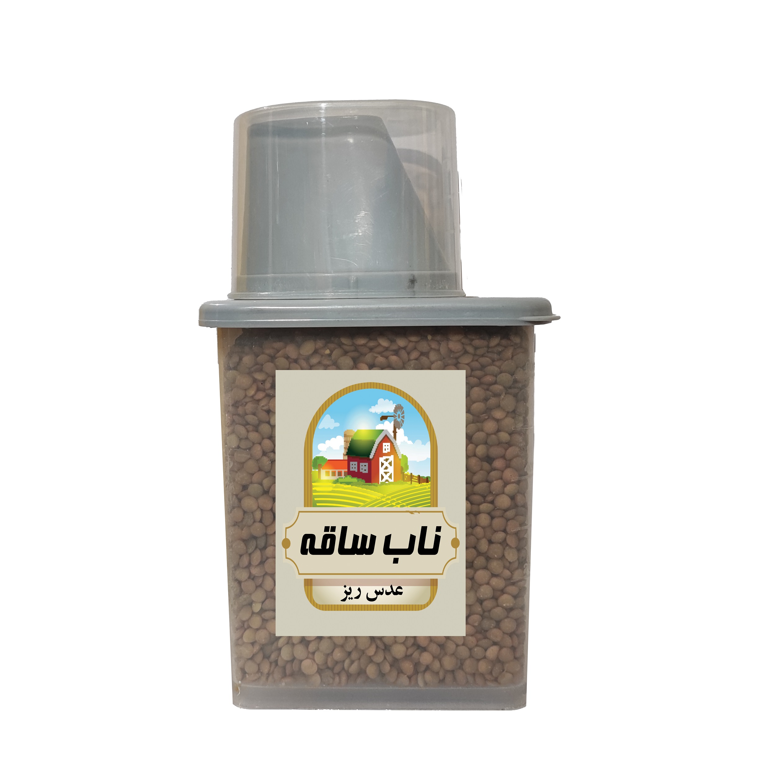 عدس ریز ناب ساقه - 500 گرم 