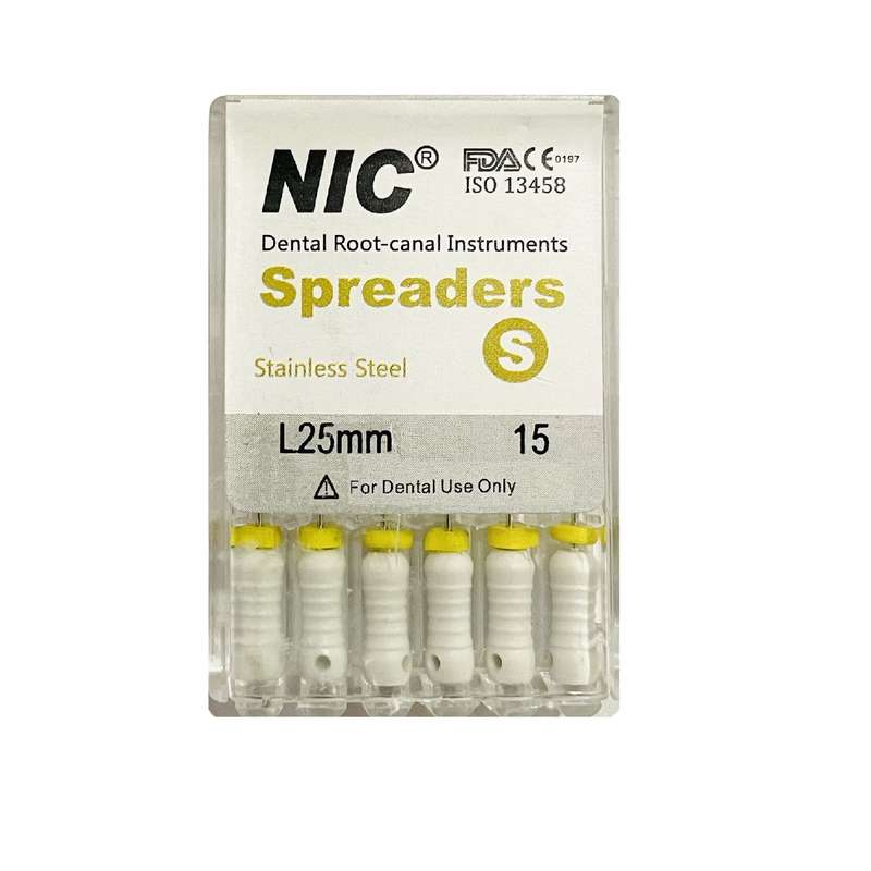 فایل اسپریدر دندانپزشکی ان آی سی مدل 25 کد 15 بسته 6 عددی