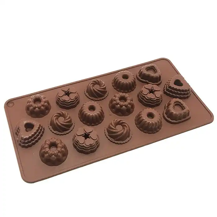 قالب شکلات طرح گل و قلب مدل pe738