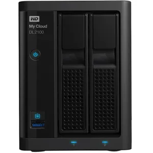 ذخیره ساز تحت شبکه وسترن دیجیتال مدل DL2100  دارای دو سینی فاقد هارددیسک