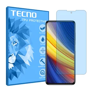 Tecno brand shockproof Anti-blue screen protector glass for Xiaomi Poco X3 Pro