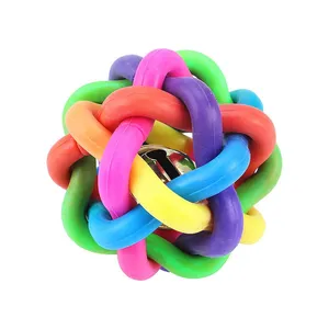 اسباب بازی سگ توپ پیچ در پیچ مدل Juguetes Perro Ball-L قطر 8.5 سانتی متری