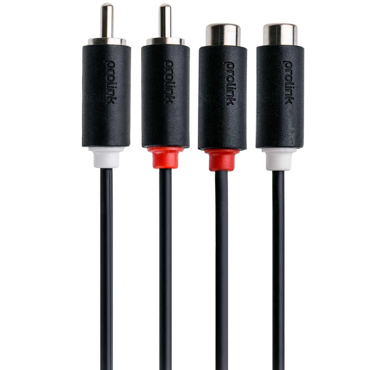 کابل افزایش طول 2 RCA Plugs To 2 RCA Sockets پرولینک مدل PB102-0150 طول 1.5 متر