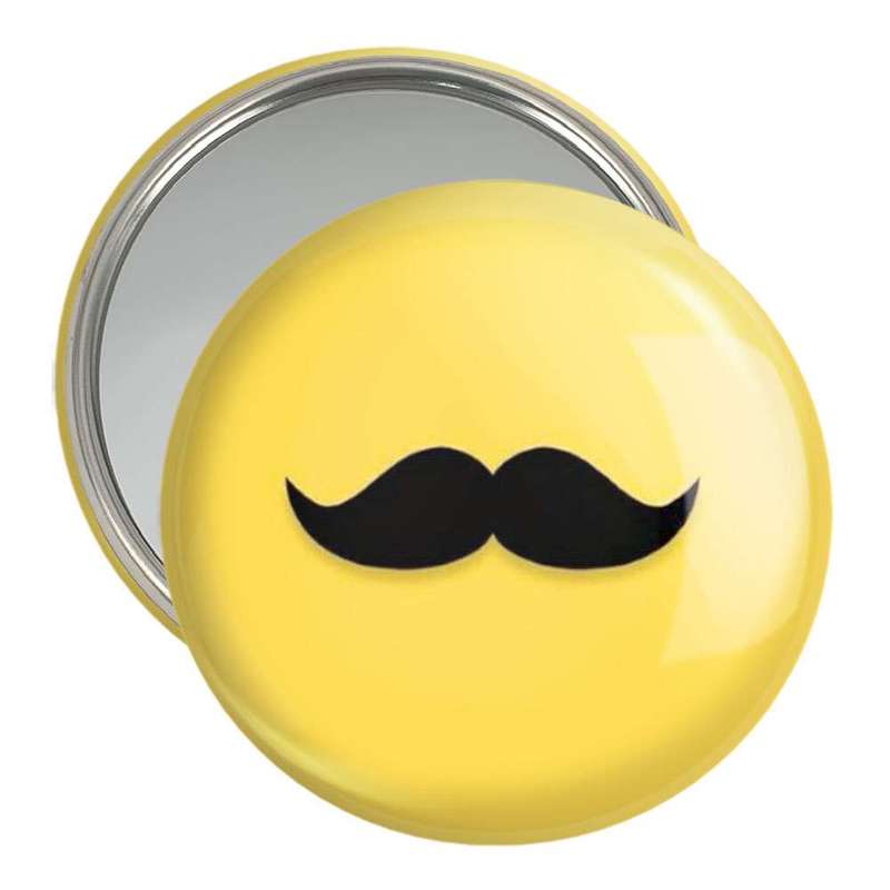 آینه جیبی خندالو مدل سبیل  کد 5951