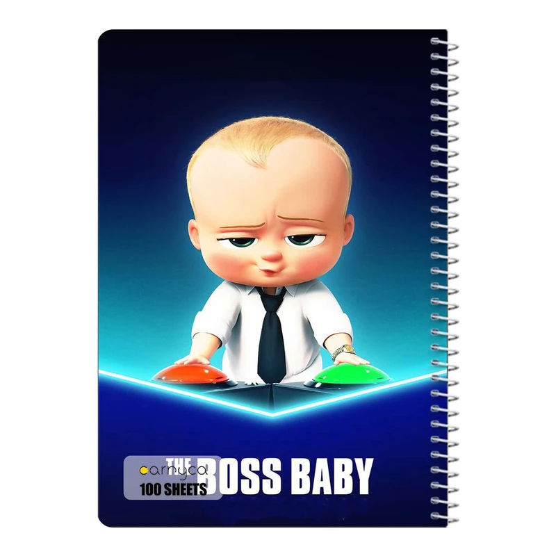 دفتر مشق 100 برگ سیمی کارنیکا طرح بچه رئیس The Boss Baby کد 95951