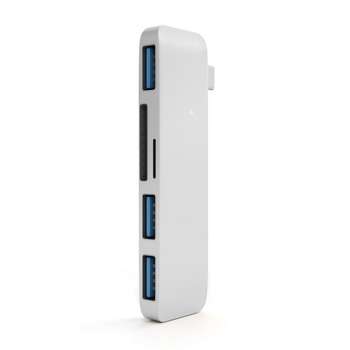 USB هاب نوع C آلومینیومی ساتچی مناسب برای مک بوک 12 اینچی 2015/2016/2017 و...