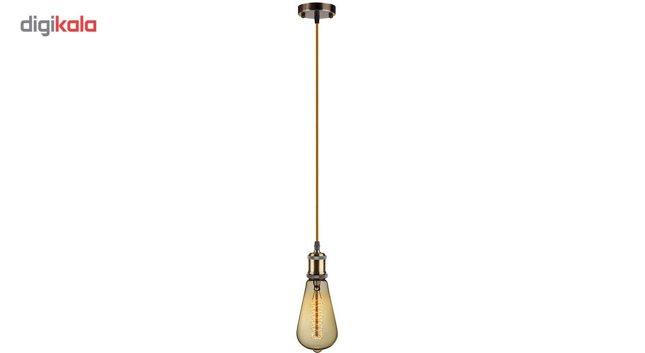 چراغ آویز چشمه نور کد T3334-1H-2 همراه با لامپ ادیسون