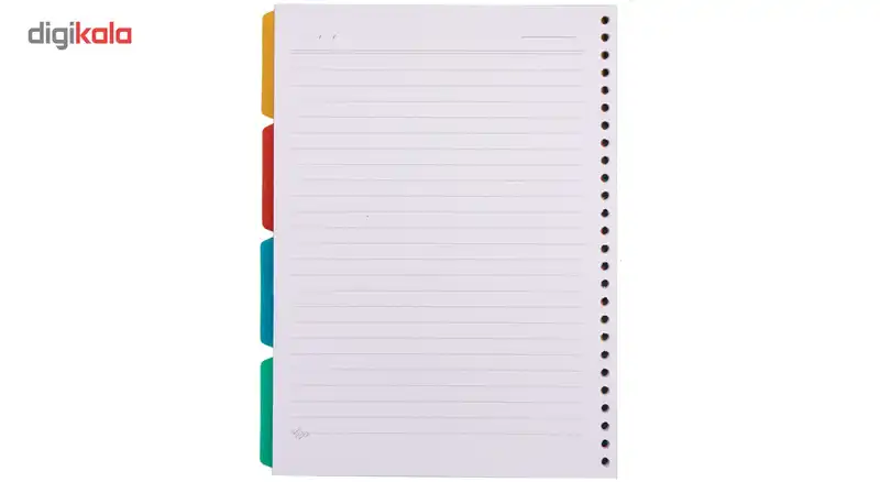 کاغذ کلاسور دوکادفتر بسته 100عددی