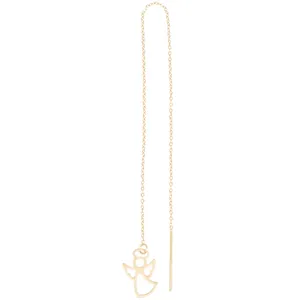 گوشواره طلا 18 عیار رزا مدل EGB08