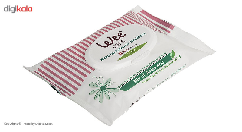 دستمال مرطوب وی مدل Mix Of Amino Acid بسته 20 عددی