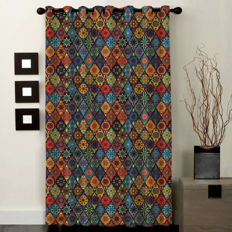 پرده رنس مدل C1-50079 ارتفاع 290 سانتی متر