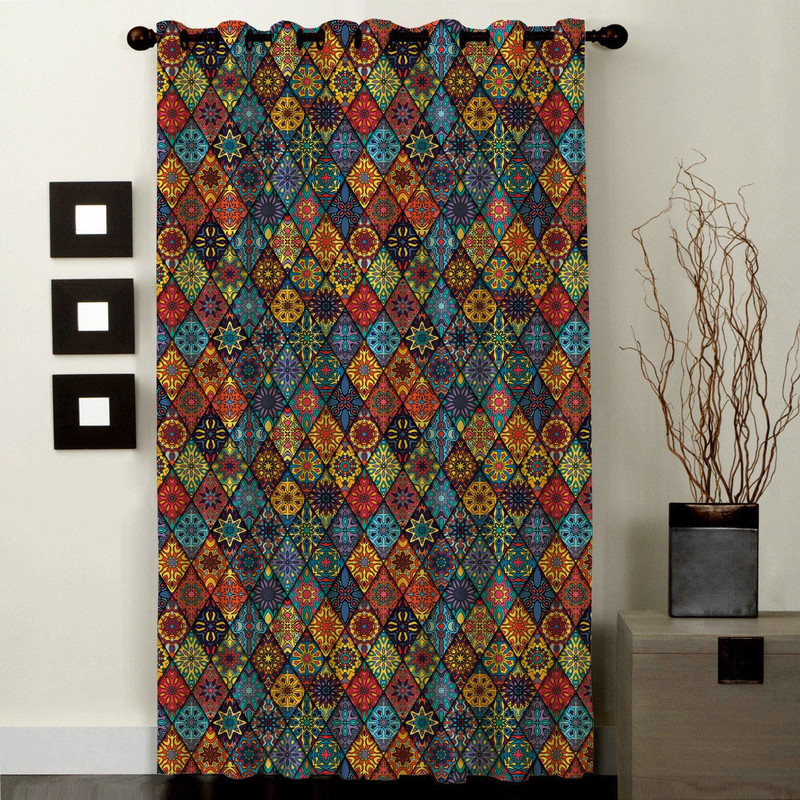 پرده رنس مدل C1-50079 ارتفاع 290 سانتی متر