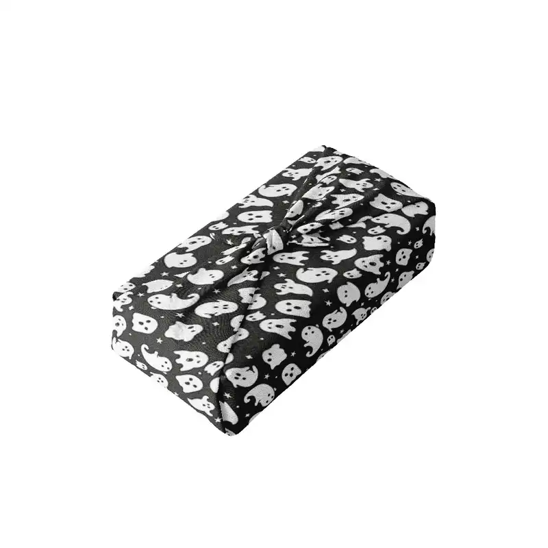 کاغذ کادو ترمه طراحان ایده مدل پترن روح سفید کد strm0322