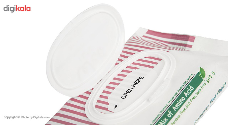 دستمال مرطوب وی مدل Mix Of Amino Acid بسته 20 عددی