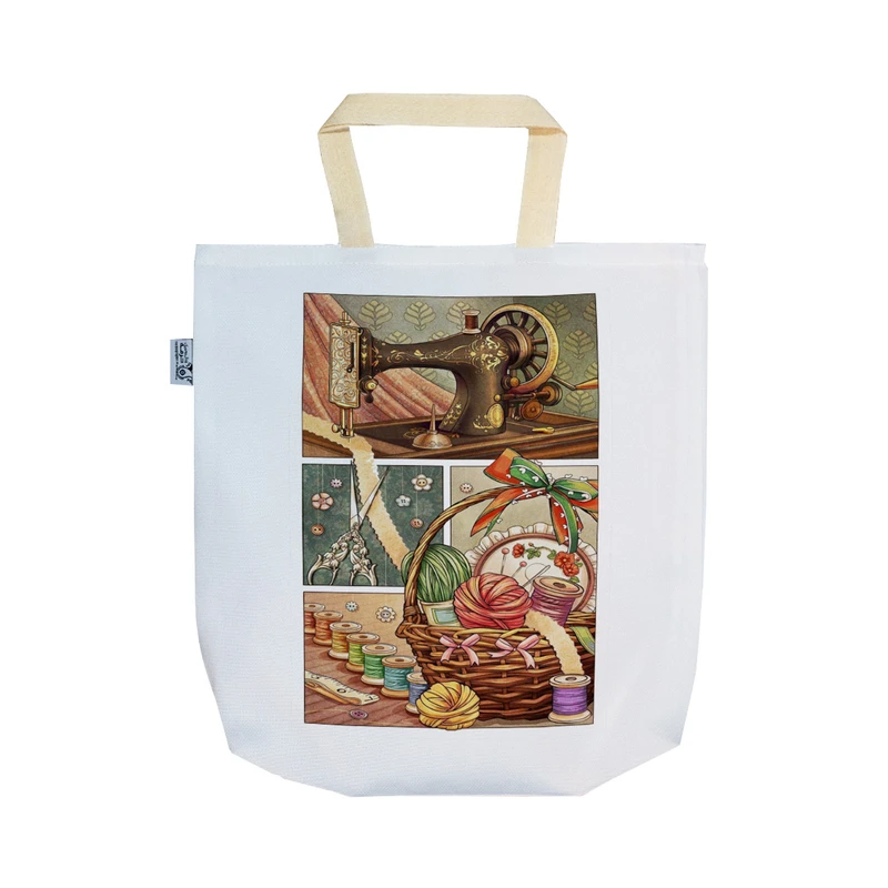 ساک خرید ترمه طراحان ایده مدل خیاط کد job0025 - SS