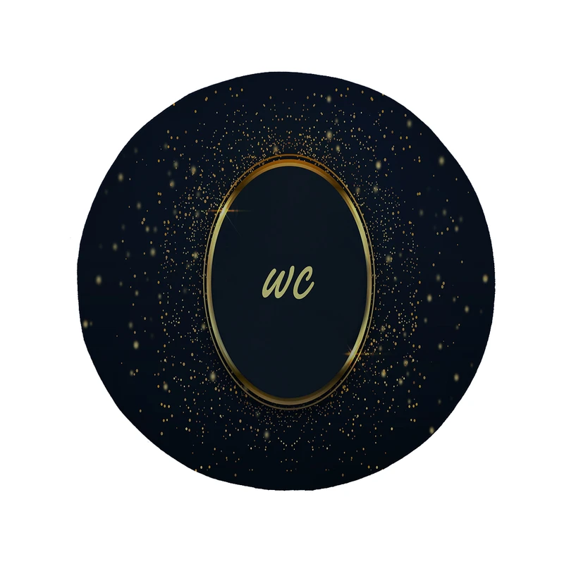  پادری مدل دایره طرح سرویس بهداشتی کد 8369 سایز 90 × 90 سانتی متر