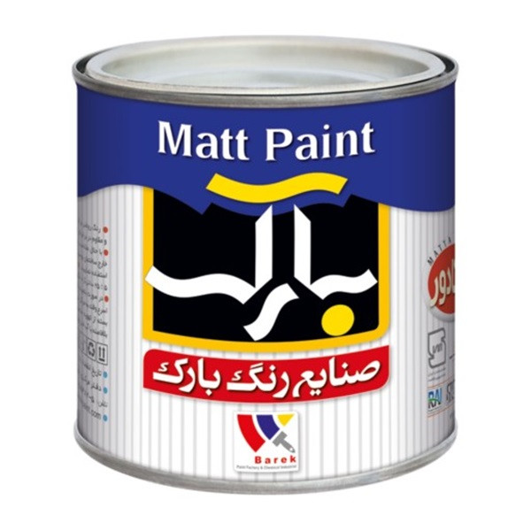 رنگ روغنی سفید مات آلکیدی بارک مدل ماتادور وزن 4 کیلوگرم
