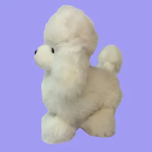 عروسک طرح سگ پودل مدل Geoffrey Poodle کد SZ9/604 ارتفاع 30 سانتی‌متر