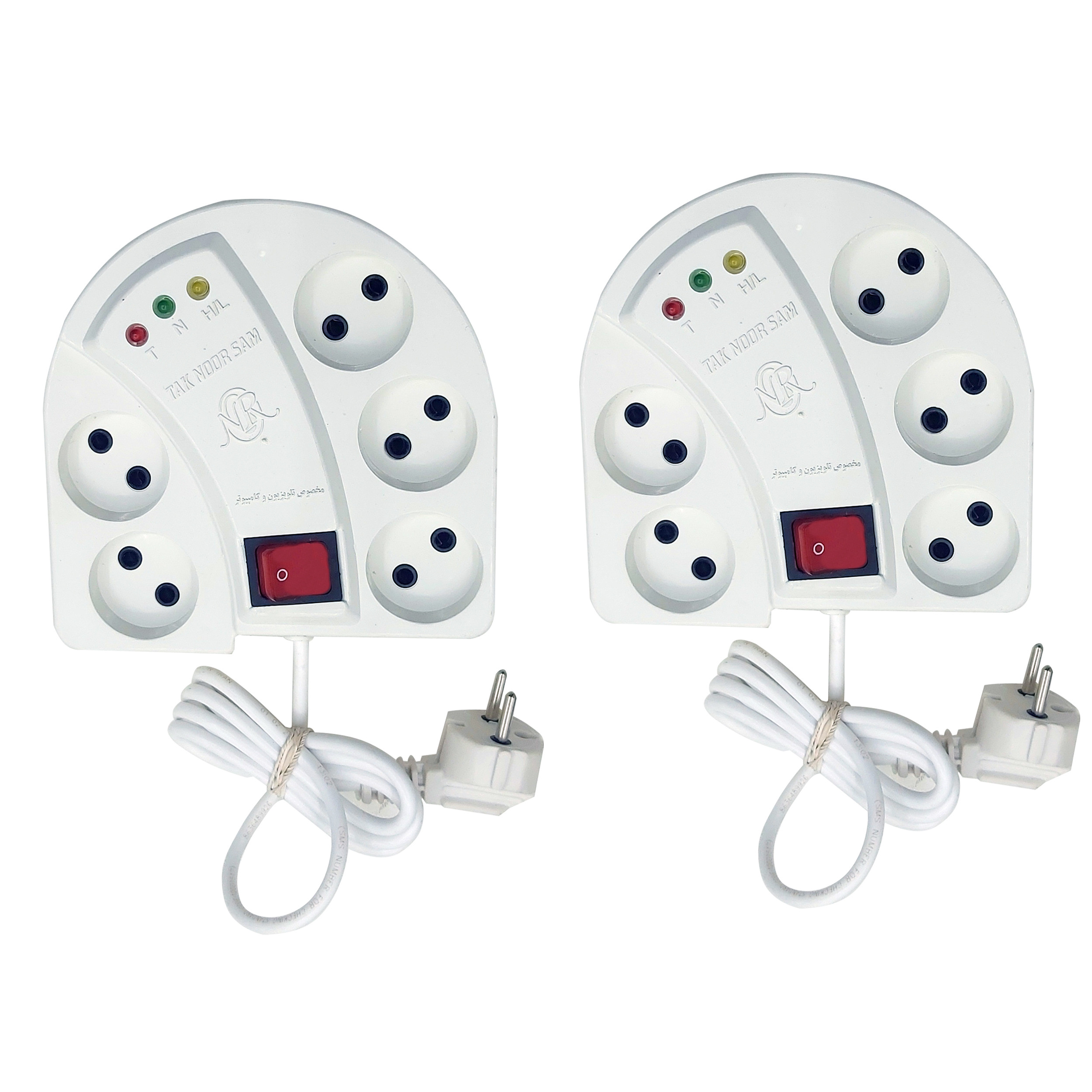 محافظ ولتاژ تک نور مدل 5P_3M_5P-1.25M مجموعه 2 عددی