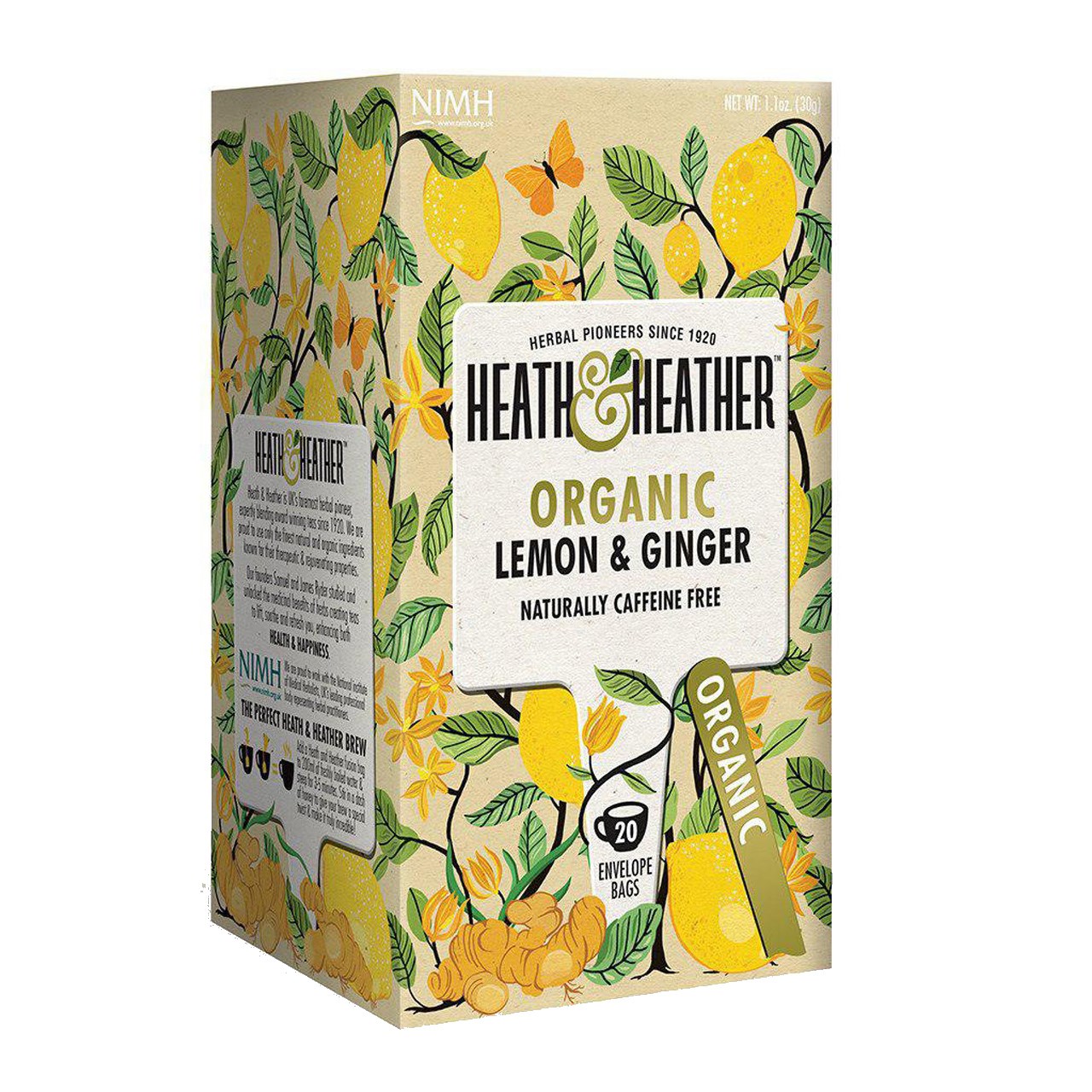 بسته دمنوش هیت و هیتر مدل Lemon And Ginger