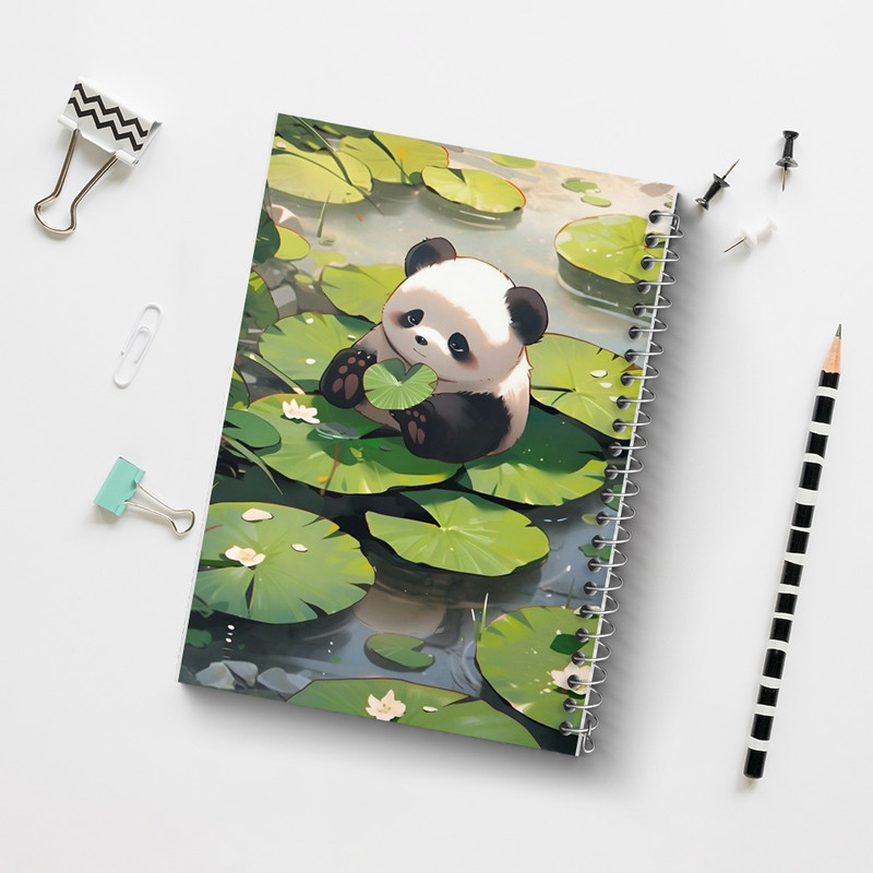 دفتر مشق 100 برگ خندالو طرح پاندا کد F970