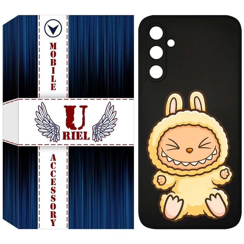 کاور یوریل مدل KSH کد 135 طرح عروسک لبوبو مناسب برای گوشی موبایل سامسونگ Galaxy A34
