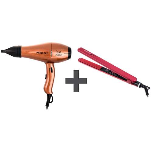 اتو مو پرینسلی مدل PR152AT به همراه سشوار پرینسلی مدل PR256AT