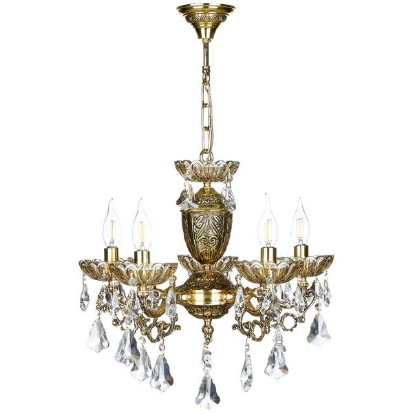 لوستر چشمه نور 5 شعله کد C2738/5 لوستر چشمه نور 5 شعله کد C2738/5