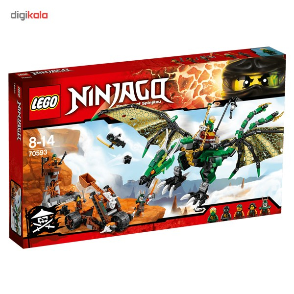 لگو سری Ninjago مدل The Green NR Dragon 70593
