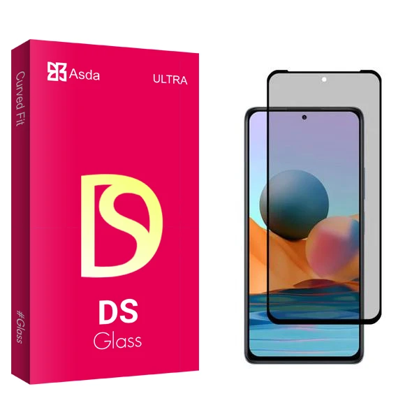 محافظ صفحه نمایش حریم شخصی آسدا مدل DS2 مناسب برای گوشی موبایل شیائومی Redmi Note 10 Pro