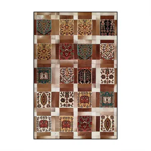 کلاژ فرش پوست و چرم کمالی مدل AD-00325