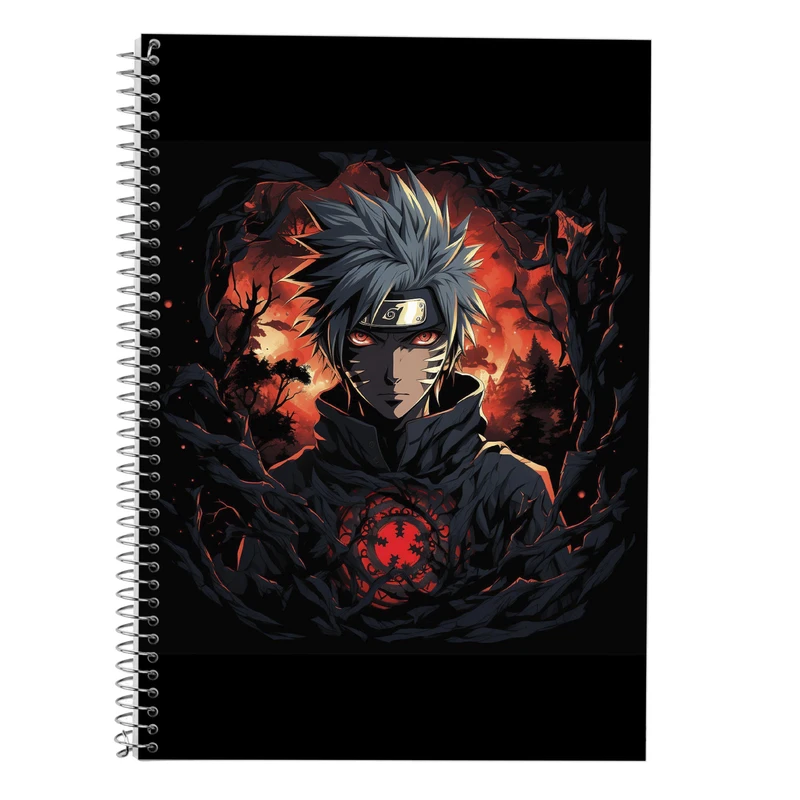 دفتر زبان 50 برگ مدوپد مدل Naroto کد DF11434