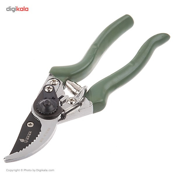 قیچی باغبانی تیغه دندانه دار ورگا مدل 8 اینچ