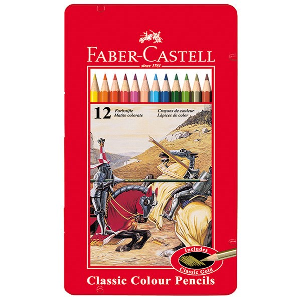نکته خرید - قیمت روز مداد رنگی 12 رنگ فابر کاستل مدل Classic خرید
