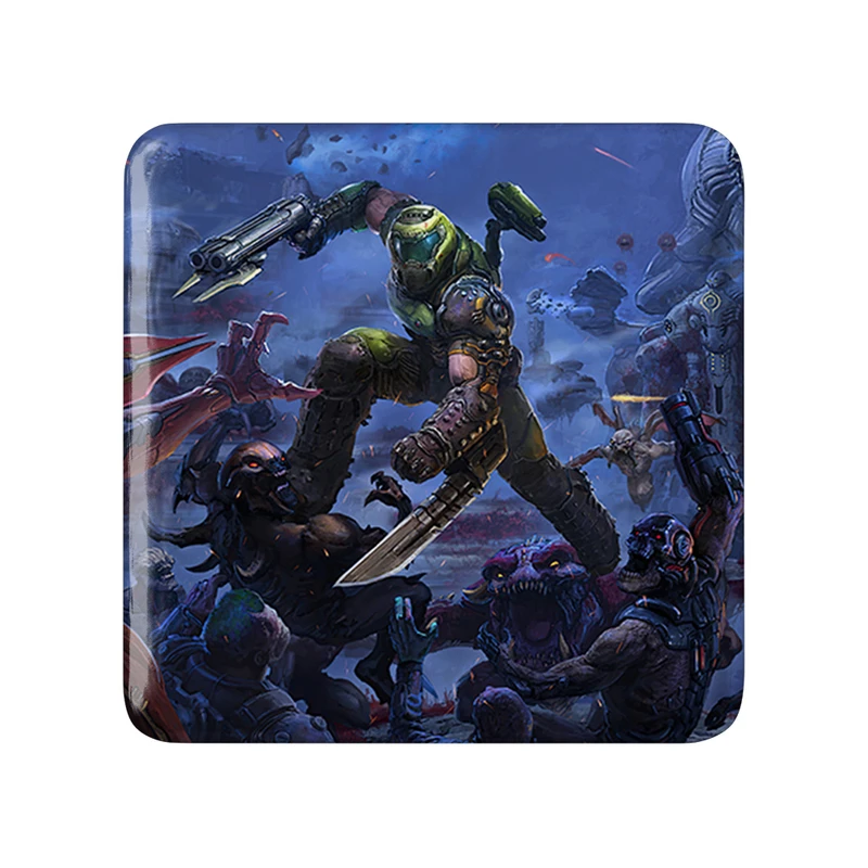 مگنت خندالو طرح کاور رسمی دی ال سی خدایان باستانی دووم اترنال مدل مربعی کد 30593