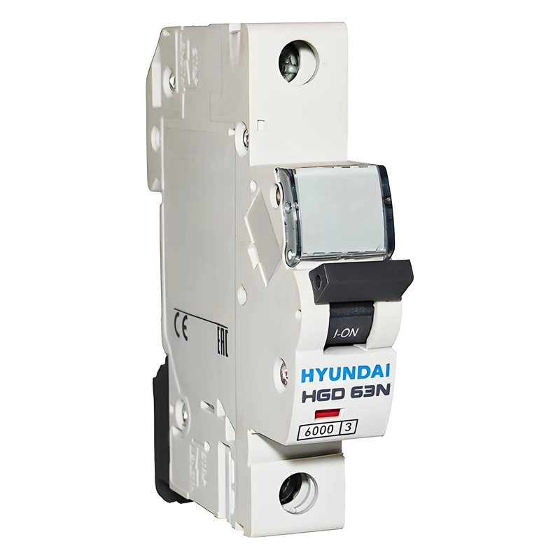 فیوز مینیاتوری تکفاز 16 آمپر هیوندای مدل HGD 63N