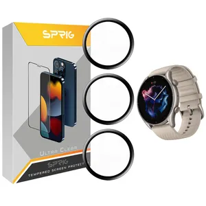 محافظ صفحه نمایش نانو اسپریگ مدل SPG مناسب برای ساعت هوشمند امیزفیت GTR 3 بسته سه عددی
