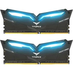رم دسکتاپ DDR4 دو کاناله 3200 مگاهرتز CL16 تیم گروپ مدل T-Force Night Hawk ظرفیت 32 گیگابایت