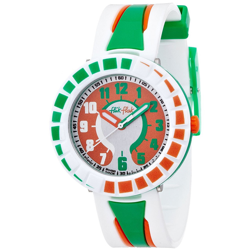 ساعت مچی عقربه ای بچه گانه فلیک فلاک مدل FCSP007 ساعت مچی عقربه ای بچه گانه فلیک فلاک مدل FCSP007