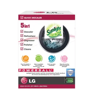 پودر جرم گیر ماشین لباسشویی سان لایت مدل Powerball وزن 250 گرم